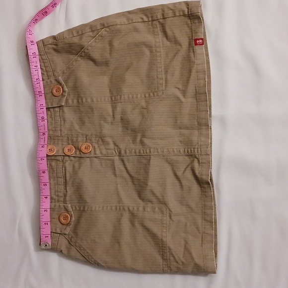 EDC BY ESPRIT BEIGE CORDUROY SKIRT - Picture 3 of 7